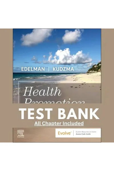 Test Bank for Health Promotion Throughout the Life Span 10th Edition